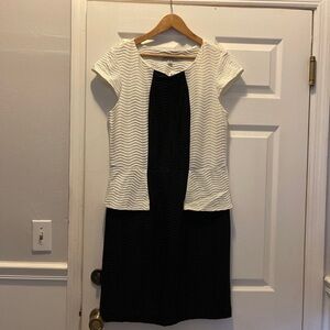 Shelby & Palmer Black and White Pencil Skirt